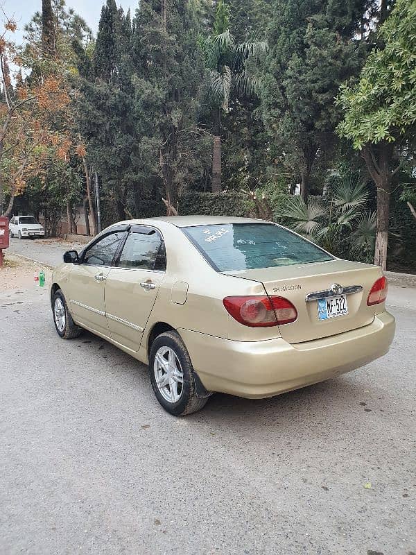 Toyota Corolla 2007 urgent sale Islamabad number. 4