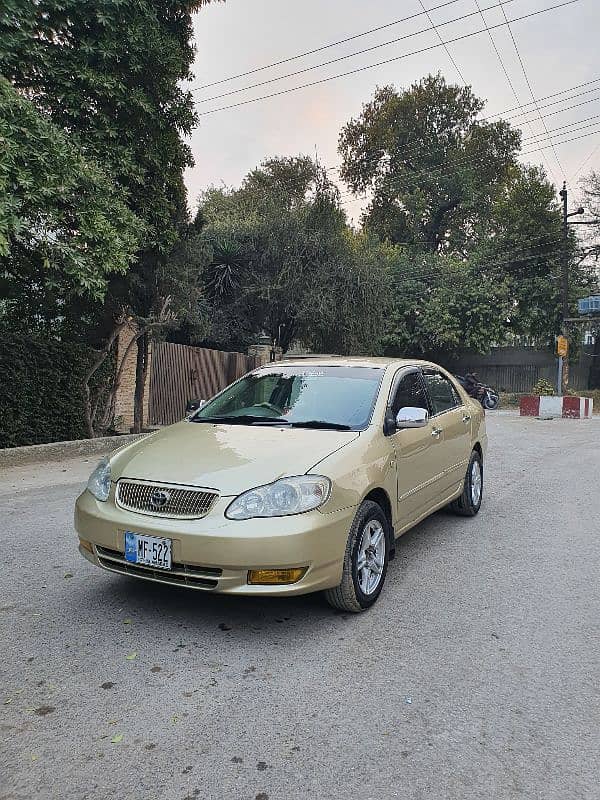 Toyota Corolla 2007 urgent sale Islamabad number. 9