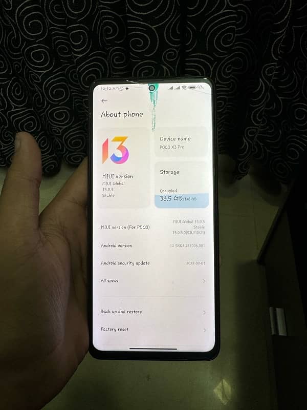 Xiaomi Poco X3 Pro Dual Sim Official Approved Exchange Possible 10