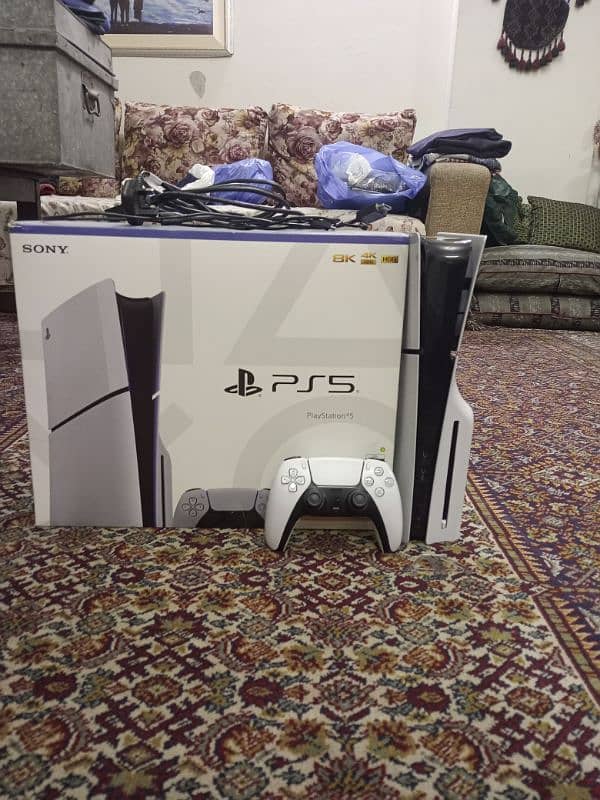 Barely Used Ps5 Slim Excellent Condition With Games And Controller 2