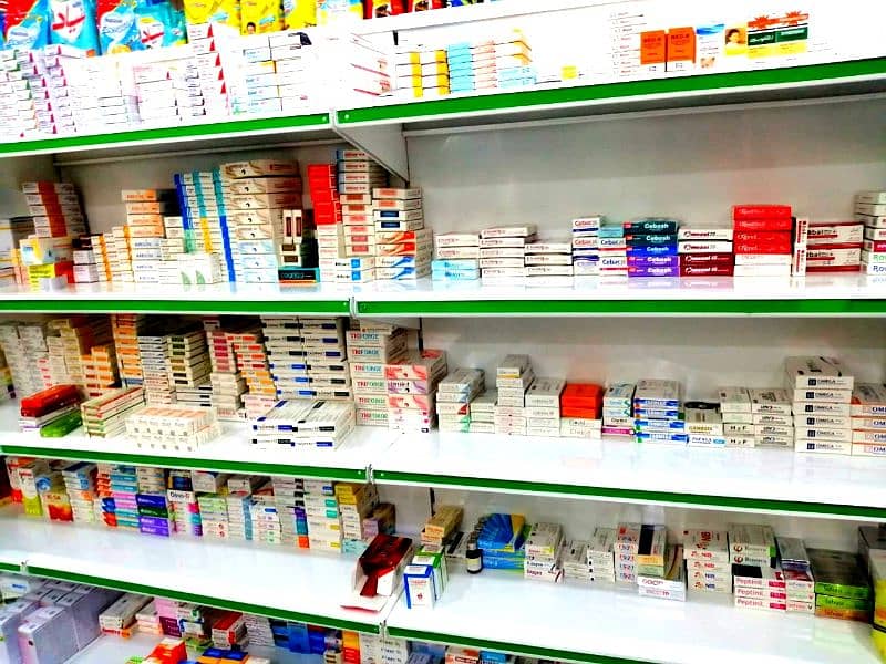 Display Rack/Store Rack/Heavy Duty/Pharmacy Rack/Wall Rack/Rack ne 8