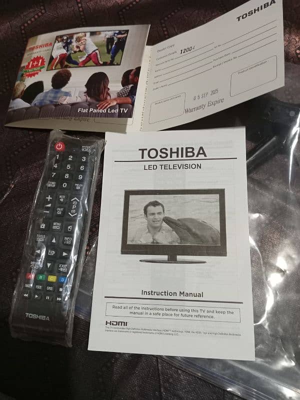 Toshiba 32"led andriod 2gb ram 16 gb room 3month used 6