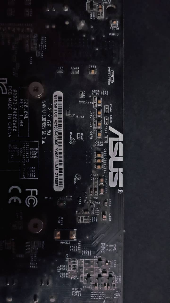 Nvidia Asus GTX 750ti 1