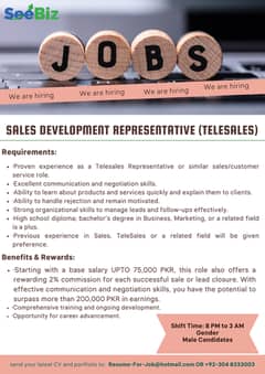 Sales Development Representative (TeleSales)