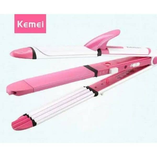 3 in 1 hair straightener roller curler 1