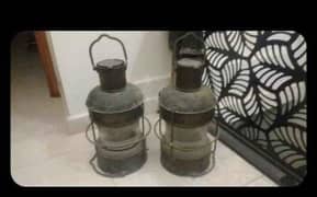 antique ship lamps