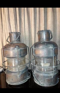 antique ship lamps