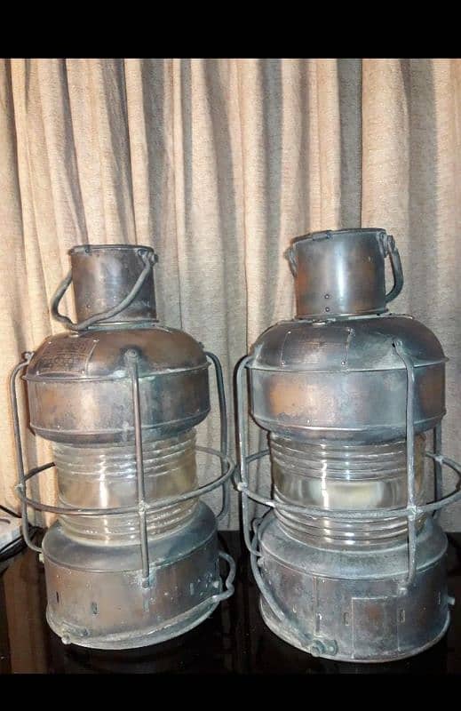 antique ship lamps 1