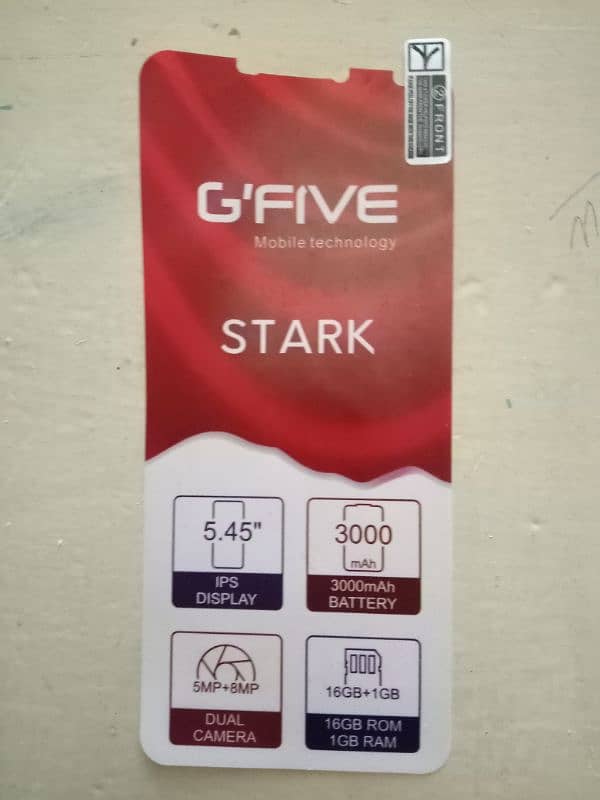 Gfive Stark Dual Sim PTA Approved Sealed Piece 2