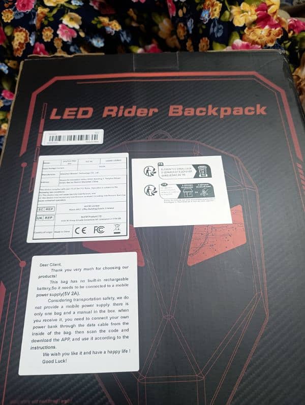 Led light bag brand new 6