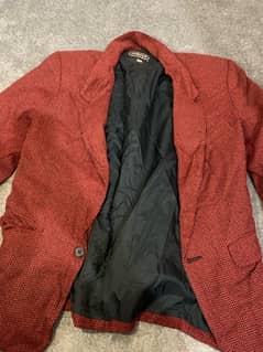 Only Coat Red and black lines Condition 10/8
