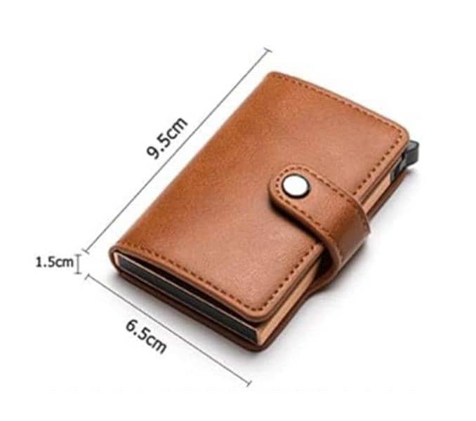 Mens Multicolor PU Leather Bi_Fold Wallet_ 1 PC  pocket Friendly & 6