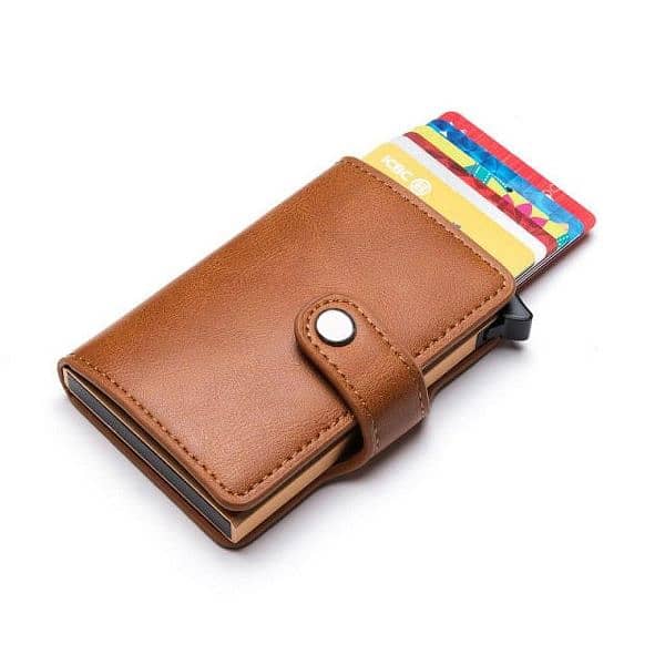 Mens Multicolor PU Leather Bi_Fold Wallet_ 1 PC  pocket Friendly & 7