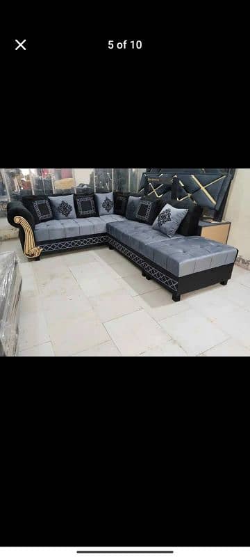 brand new elegant design L shape corner sofa 0