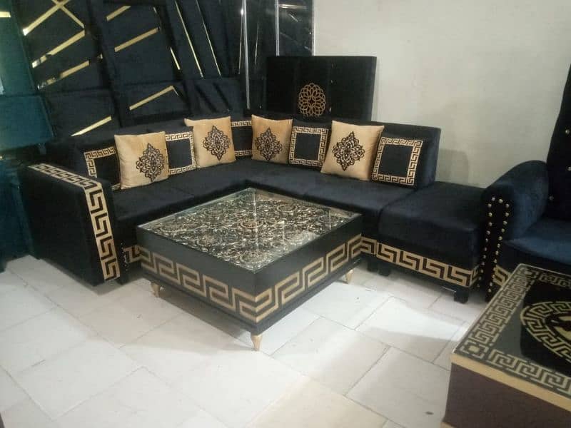 brand new elegant design L shape corner sofa 18