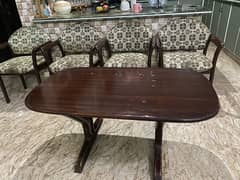 4 chairs set with table