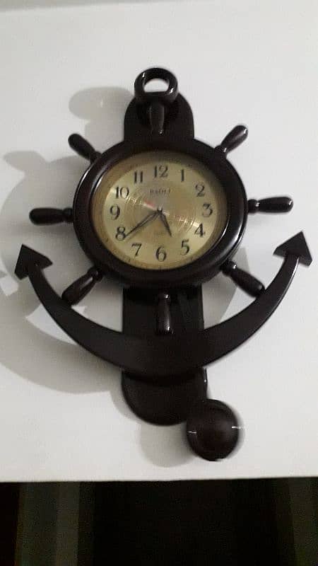 Ship Handle wall clock 0