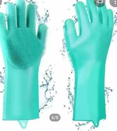 silicone washing gloves