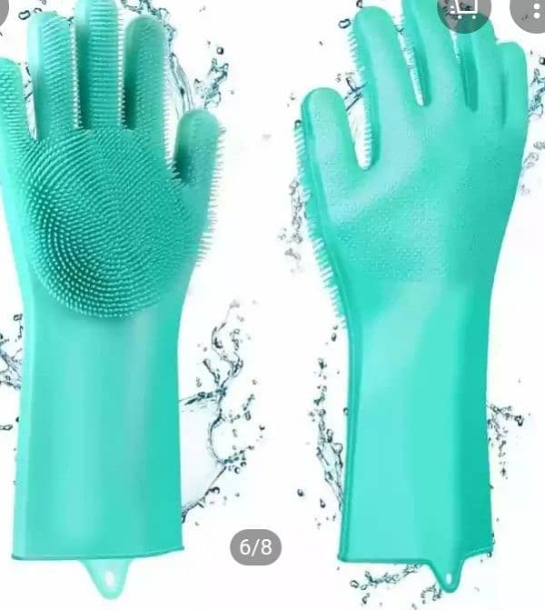 silicone washing gloves 0