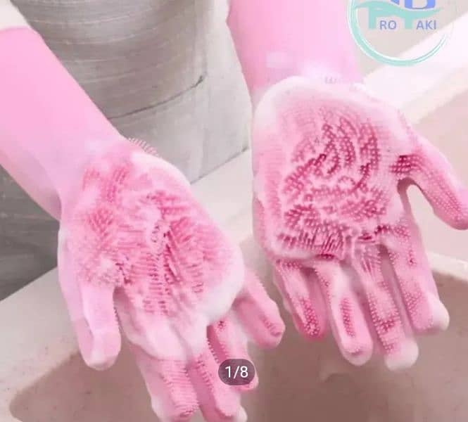 silicone washing gloves 3