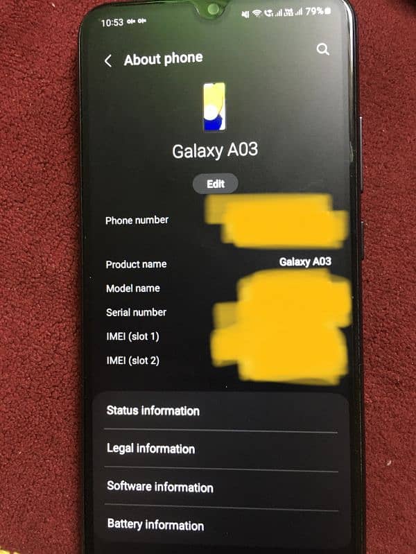 Samsung Galaxy A03 3