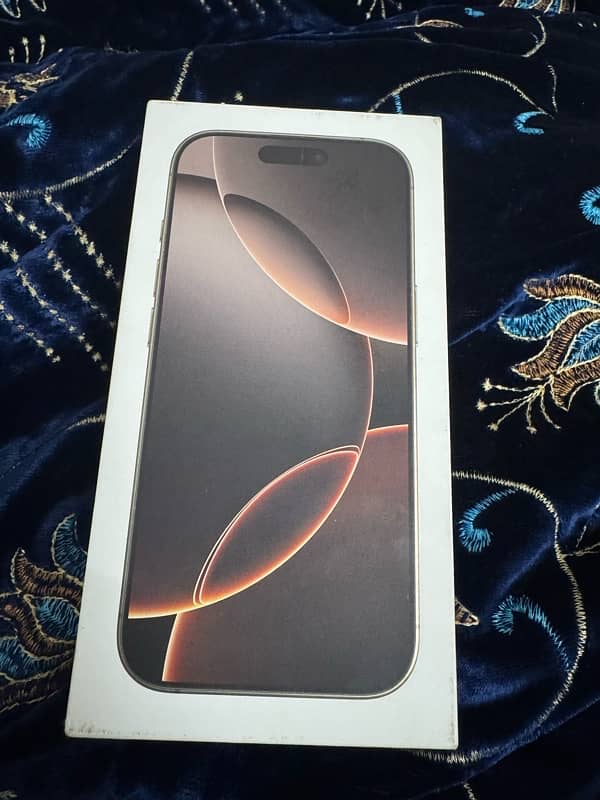 iphone 16 pro 256gb desert titanium 0