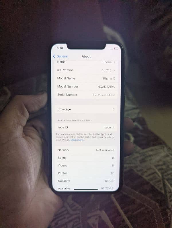 iPhone X 64gb approved 2