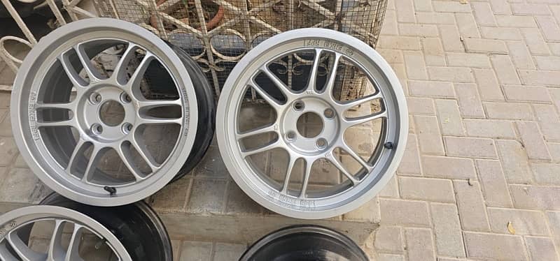 enkei rpf1 4 nut 15 inch civic ek eg vitz 4