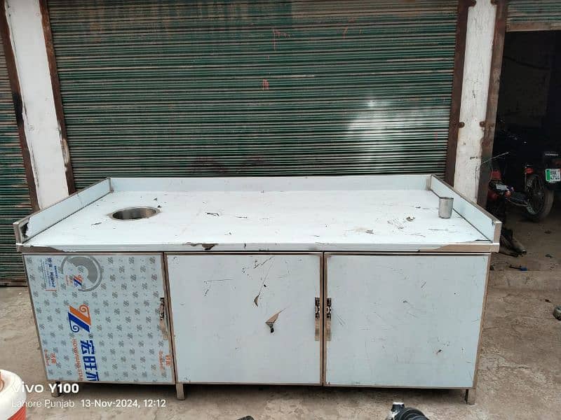 Working Table New Available/Counter/hotplate/fryer/pizza oven/grill 0