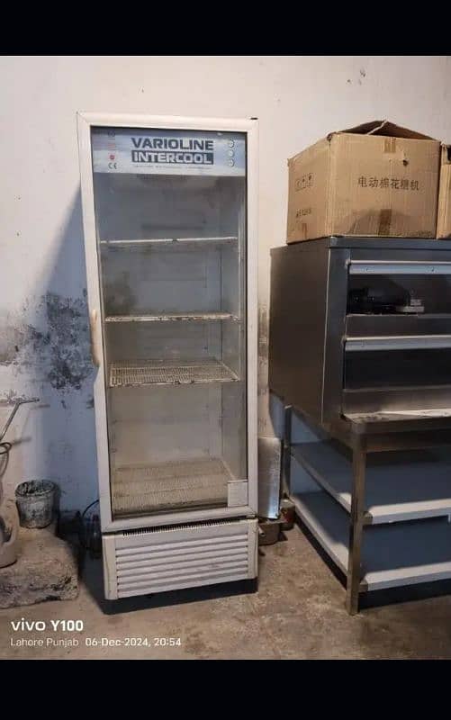 Varioline chiller single door used . pizza oven fast food machinery 0