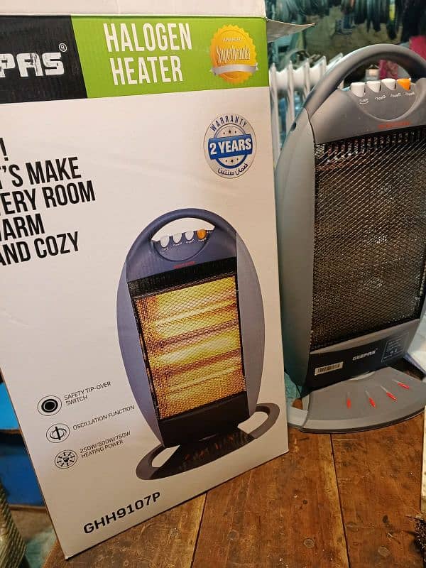 Geepas  electric heater 3 roads 3