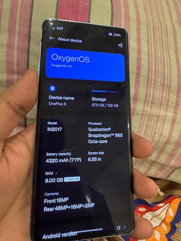 Oneplus 8 PTA approved 7