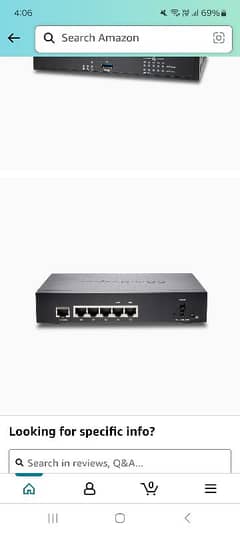 Sonicwall TZ350 firewall