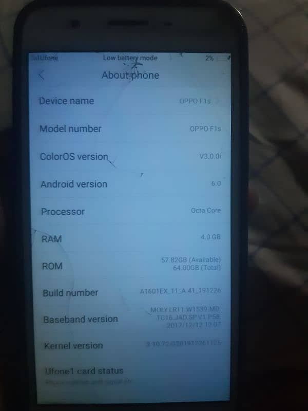 oppo 4/64 touch crack everything working pta approved 8