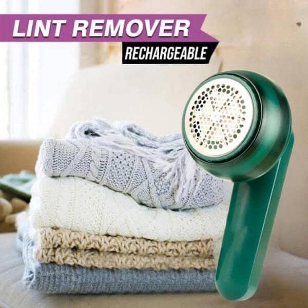 portable lint remover Green Abs fabric shaver 0