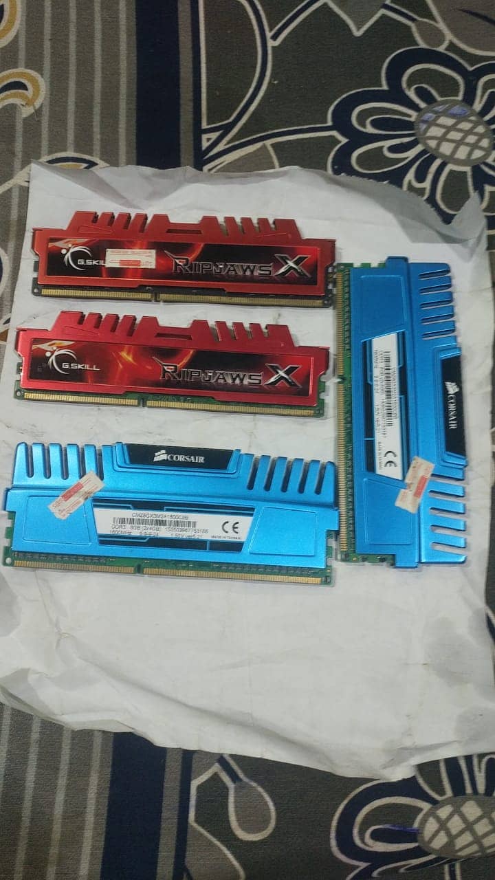 Corsair and G-Skillz ddr3 ram 0