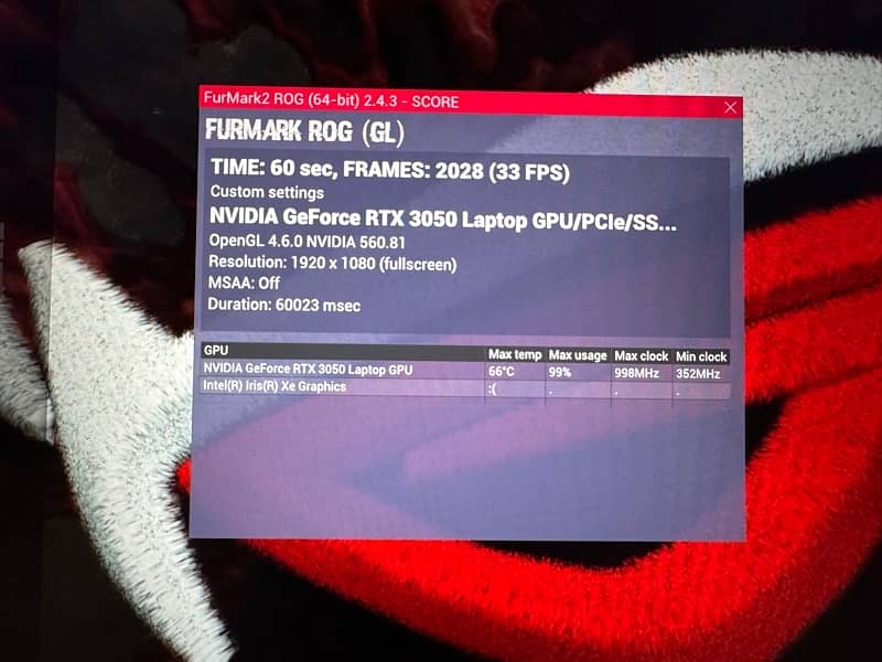 Asus TUF Gaming i5 12th Gen 16GB RAM RTX 3050  500GB NVMe 10