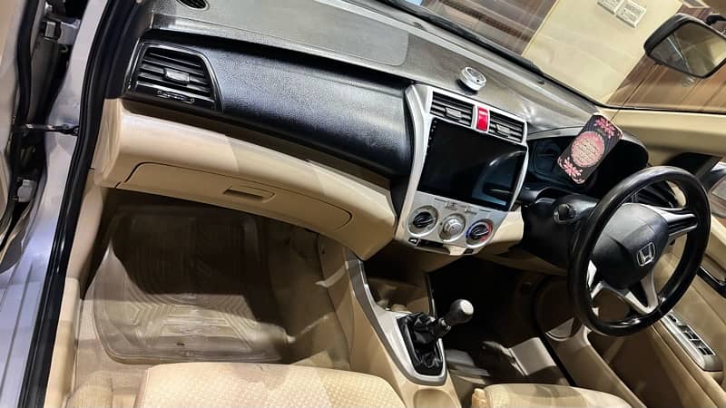 Honda City IVTEC 2017 november new beige interior 11