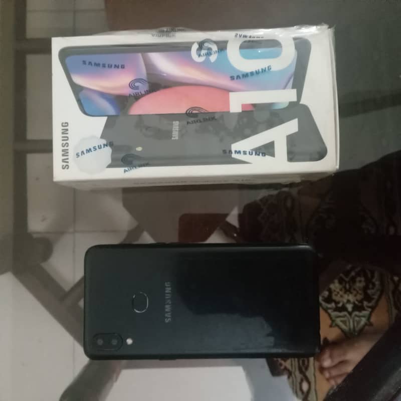 Samsung galaxy A10s with box 0