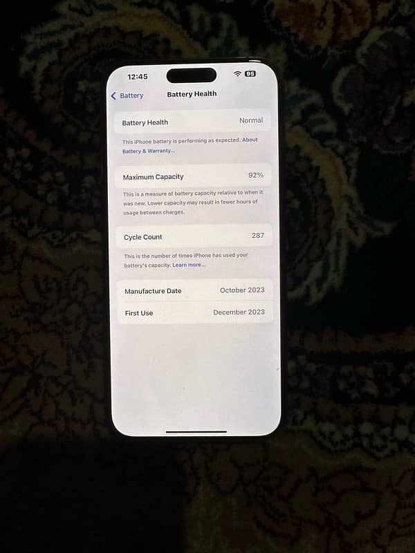 iPhone 15 Pro Max 256Gb                                 11 12 13 14 16 7