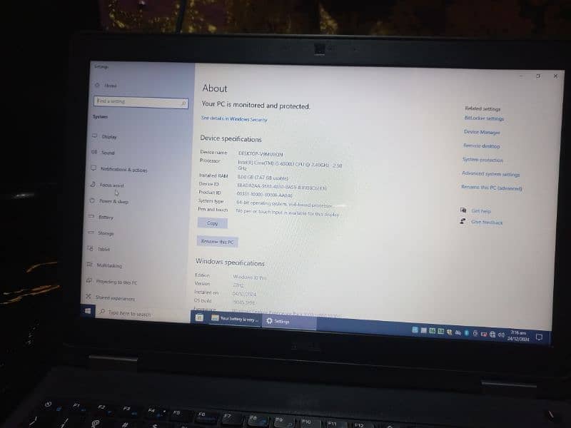 Dell Latitude E5570 128GB SSD + NORMAL HDD 500GB 2