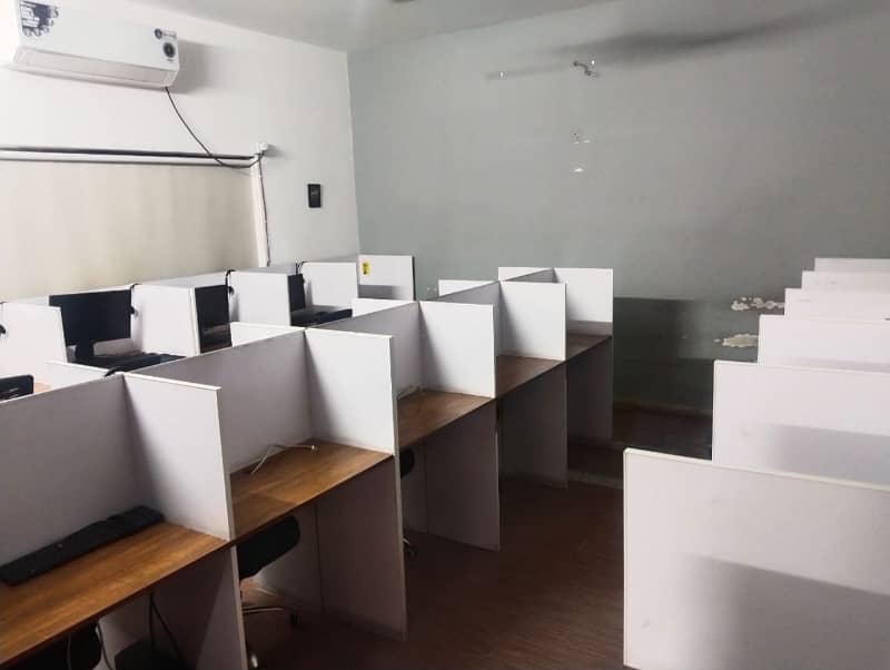 Furnished office for rent in garden town for software house +call centre and visa setup 1