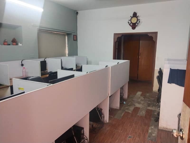 Furnished office for rent in garden town for software house +call centre and visa setup 2