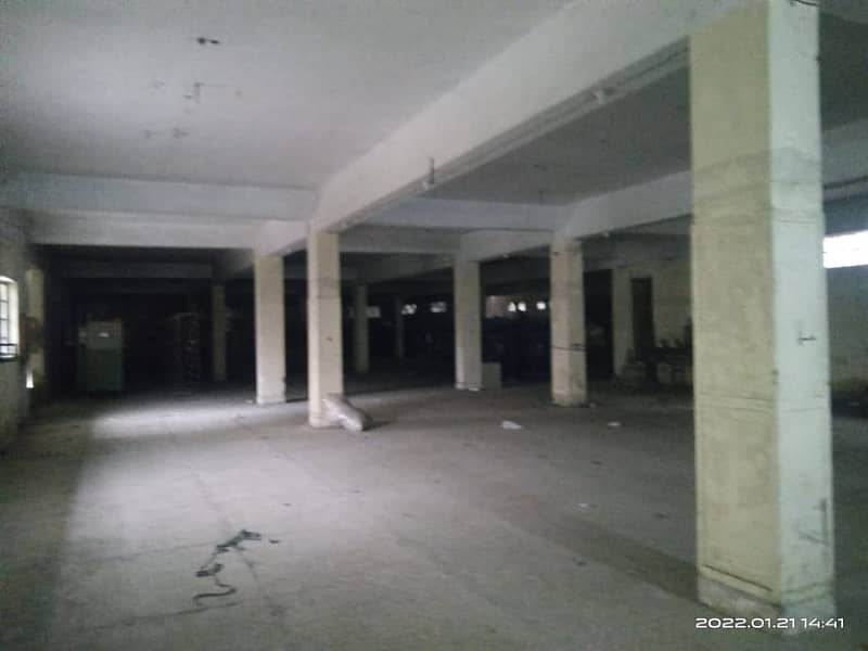 15,000 Square Feet Warehouse for Rent in Quaid Azam Industrial Estate 4