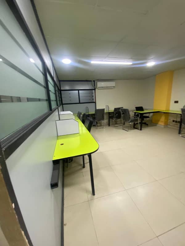 Office for rent in johar town for (Call center + Software house + Marketing office and other setup as you want) 2