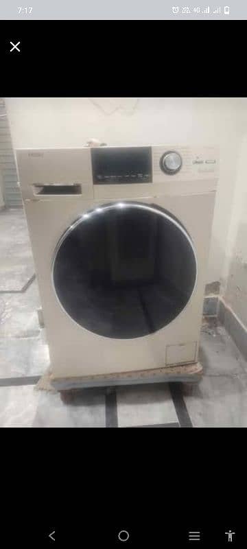 Haier full automatic front door Washing machine 10 kg Mint condition 0