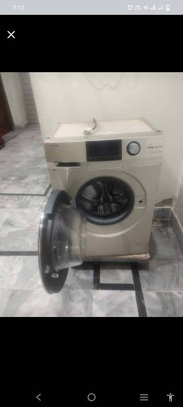 Haier full automatic front door Washing machine 10 kg Mint condition 3