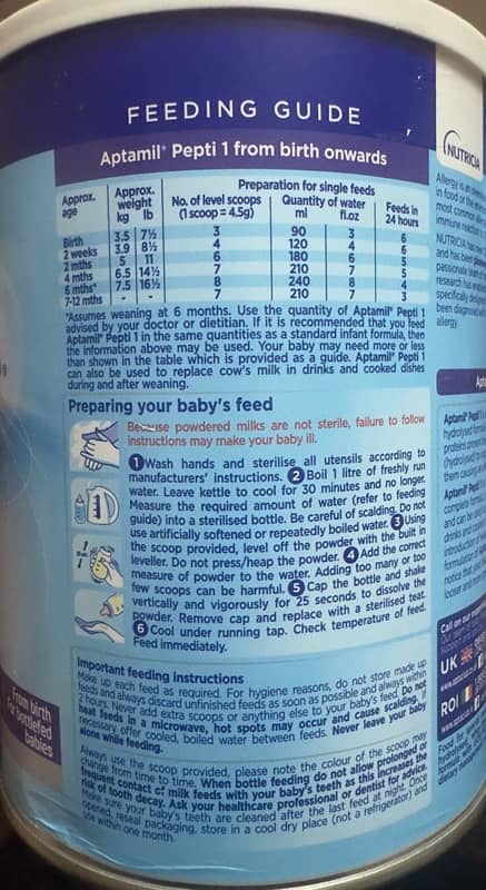 Aptamil pepti 1 - cow’s milk allergy 4