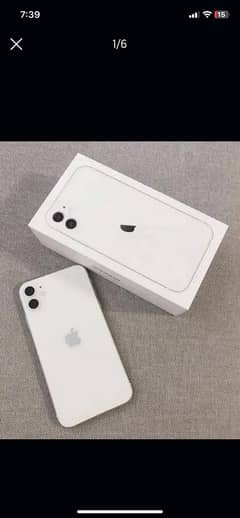 iPhone 11 white colour 64gb water pack factory unlock