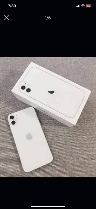 iPhone 11 white colour 64gb water pack factory unlock 0